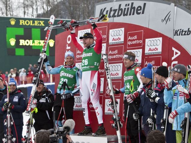 010 Aksel Lund Svindal, Klaus Kroell, Ambrosi Hoffmann